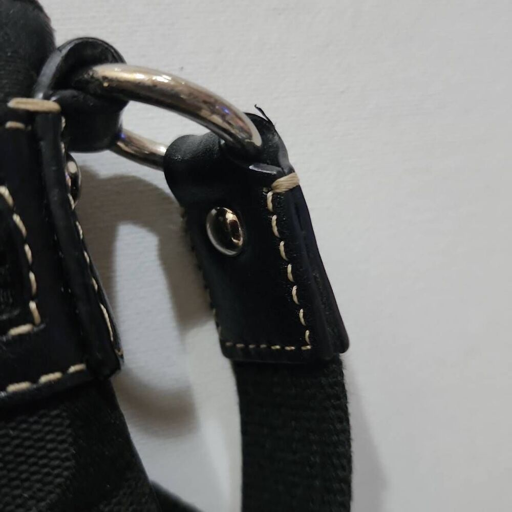 Coach Penelope Signature crossbody Black Canvas - Picture 5 of 11